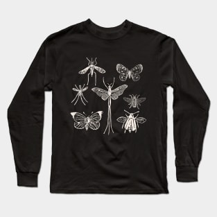 Moths & Butterflies & Insects & Dragonfly Long Sleeve T-Shirt